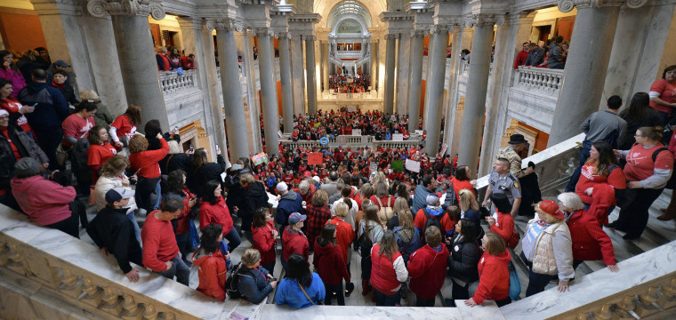 Oklahoma, Kentucky public schools close as thousands of teachers strike