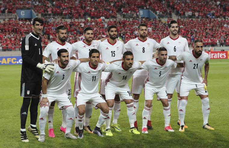 Image: Iran soccer team