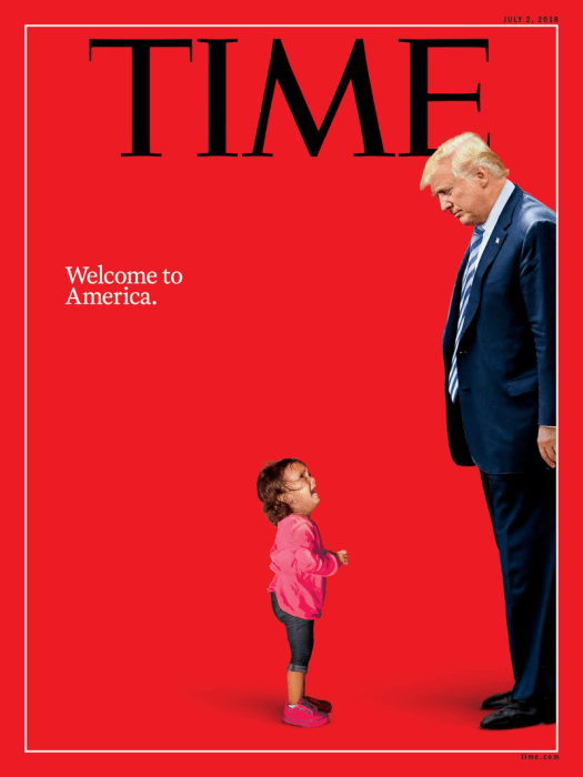 The crying Honduran girl on the cover of Time was not separated from her mother, father says
	