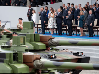Trump's military parade in Washington now delayed until 2019