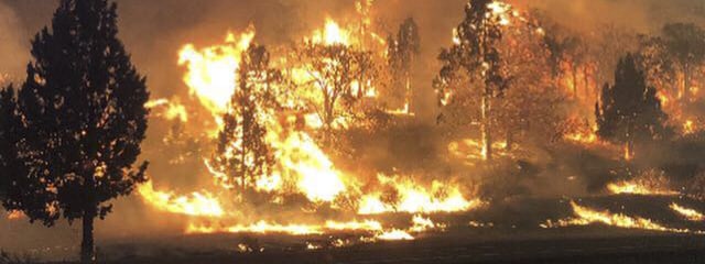 Image result for More than 2,000 people have been evacuated near Santa Barbara as the flames destroyed dozens of buildings. Across the West, nearly 60 fires blaze across 13 states.