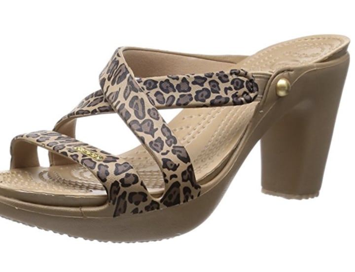 crocs heel sandals