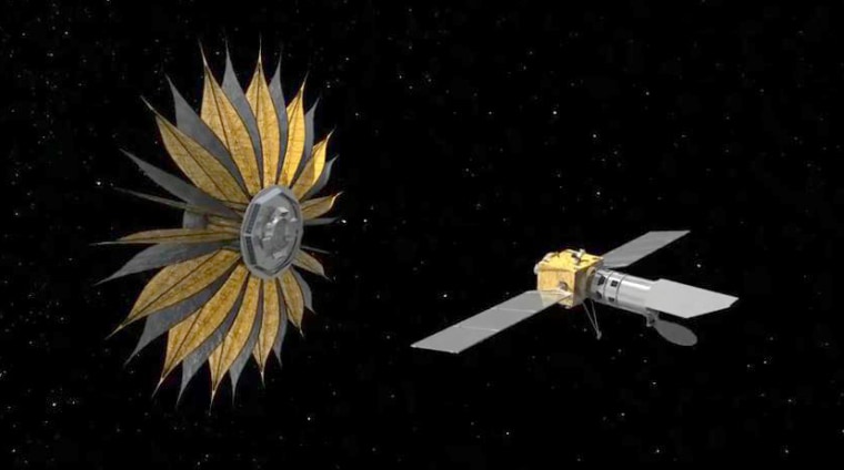 NASA's flower-shaped starshade