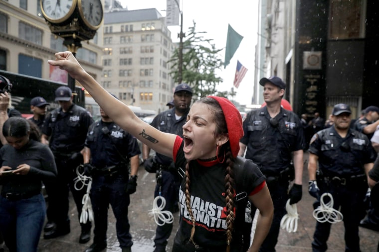 Image result for image of violent Kavanaugh protesters