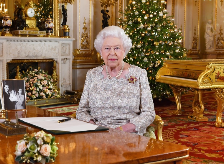 Image: Queen Elizabeth II Delivers Her Christmas Speech