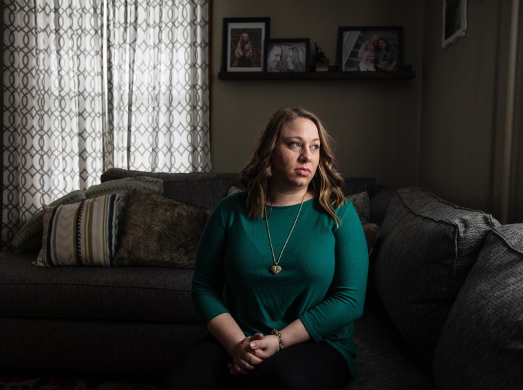  Amanda Dorich, 33, said she wishes now her family had filed a complaint back in the 1990s when she told them Barto assaulted her.Justin Merriman / for NBC News