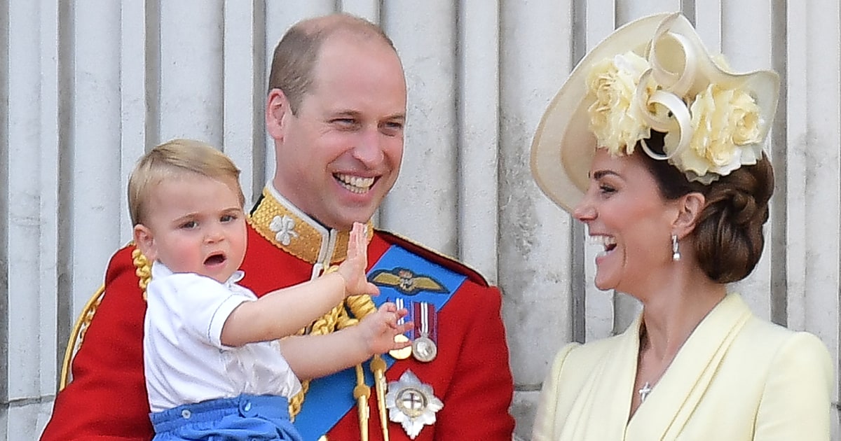 Prince Louis makes Trooping the Color debut in blue-and-white outfit