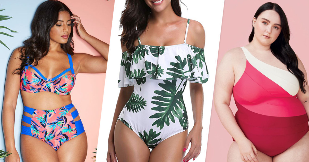 plus-size bathing suits for summer 2019