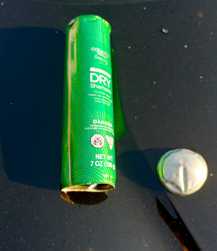 Dry shampoo can explodes, blows through sunroof 190924-dry-shampoo-explodes-cs-745a_f0833246e7197c4c72055e2a11b8e44d.fit-760w
