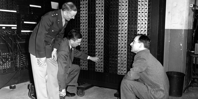 Imagen: supercomputadora ENIAC