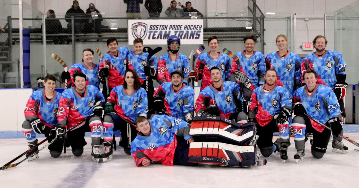 In Boston, the first trans hockey team takes the ice - NBC News