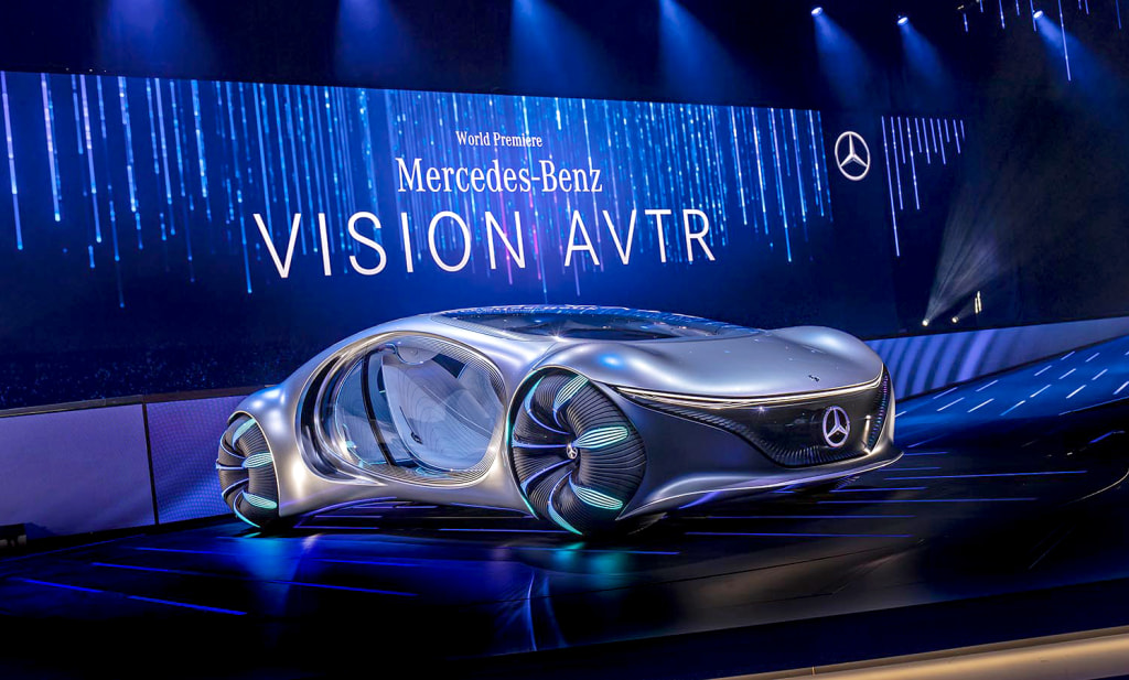 James Cameron S Avatar Comes To Life In Mercedes Sleek Concept Car
