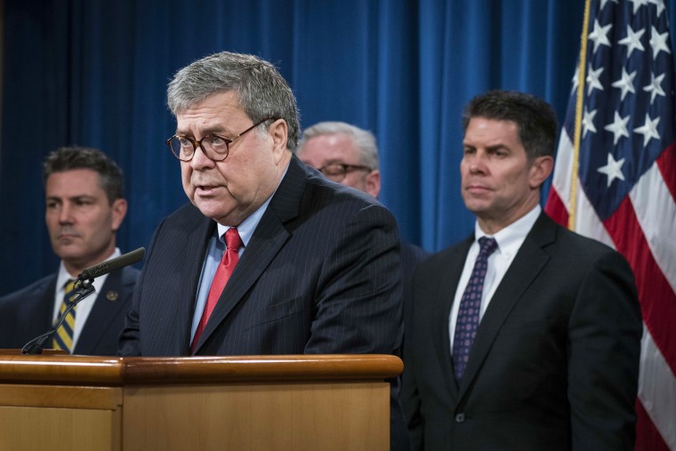 Image: Attorney General William Barr Makes Announcement On Cyber-Related Law Enforcement Action
