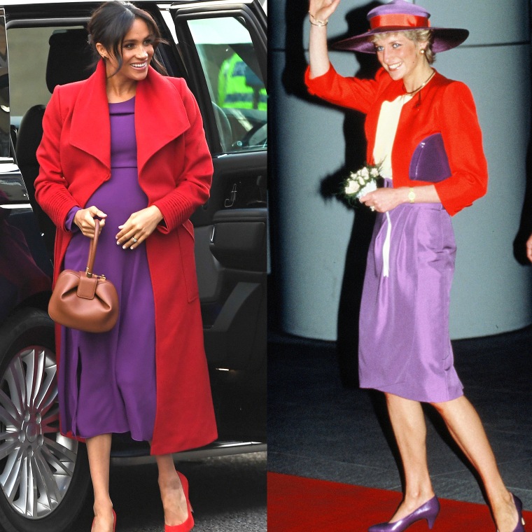 The duchess and Diana both looked great sporting this color combo.