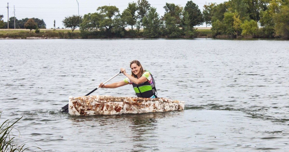Is fungus the answer to climate change? Student who grew a mushroom canoe says yes. - NBC News