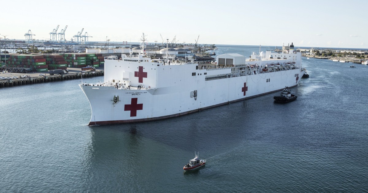 Feds charge man with intentionally derailing train near USNS Mercy