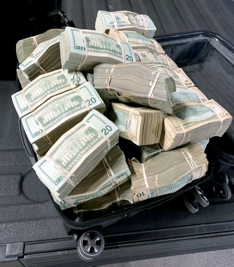 Part of a $1 million seizure in the Los Angeles area.
