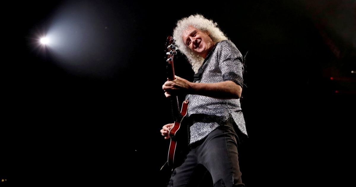 Queen guitarist Brian May survives heart attack, is now 'ready to rock' - NBC News