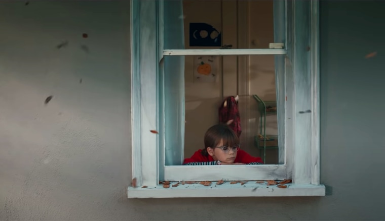 The little girl worries when her neighbor doesn't appear at her window for weeks on end.