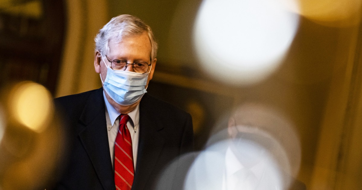 McConnell blocks Senate Democrats' move to pass $2,000 coronavirus checks