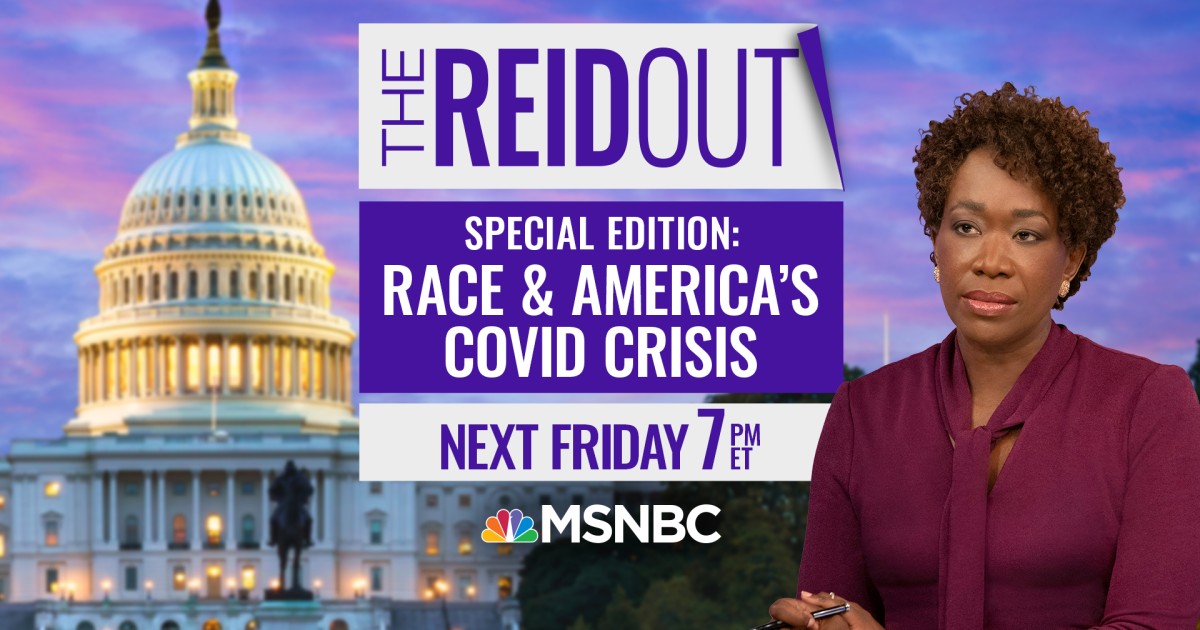 Participate in a ReidOut Special Edition: Race & America's Covid Crisis