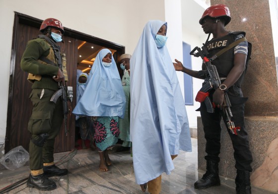 Nigerian Governor Says 279 Abducted Schoolgirls Last Week a Freed