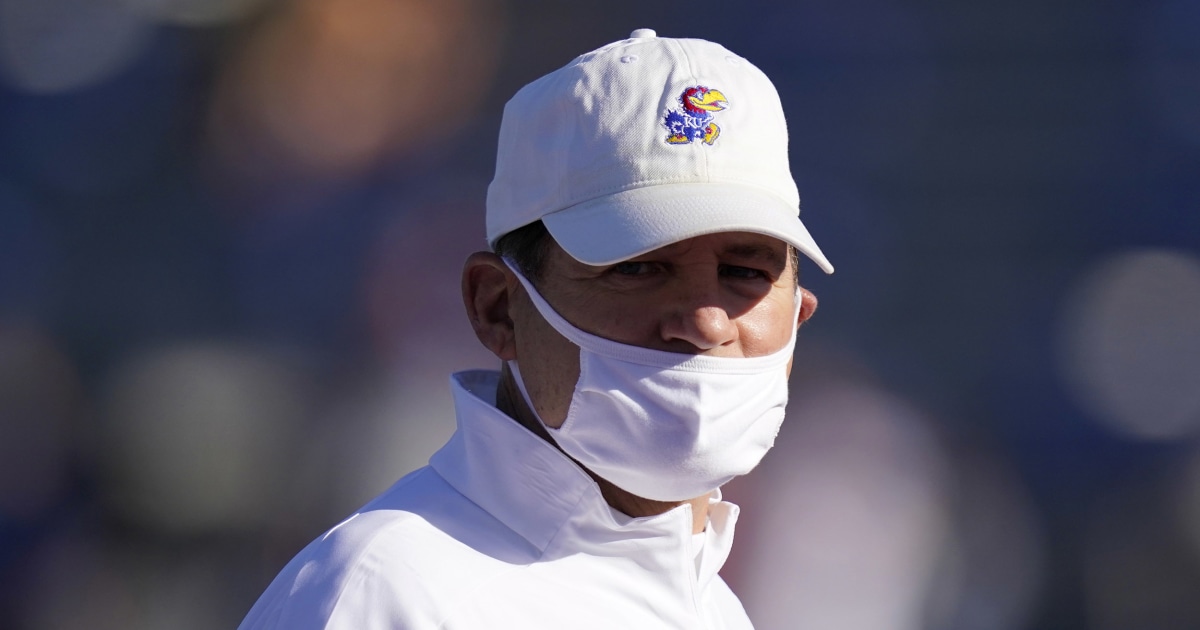 Kansas coach Les Miles talked about behavior with women while at LSU