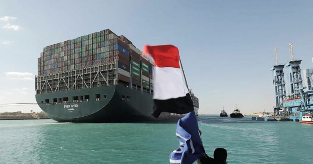 Traffic jam in the Suez Canal ‘cleared’ days after the cargo ship Ever Given was released