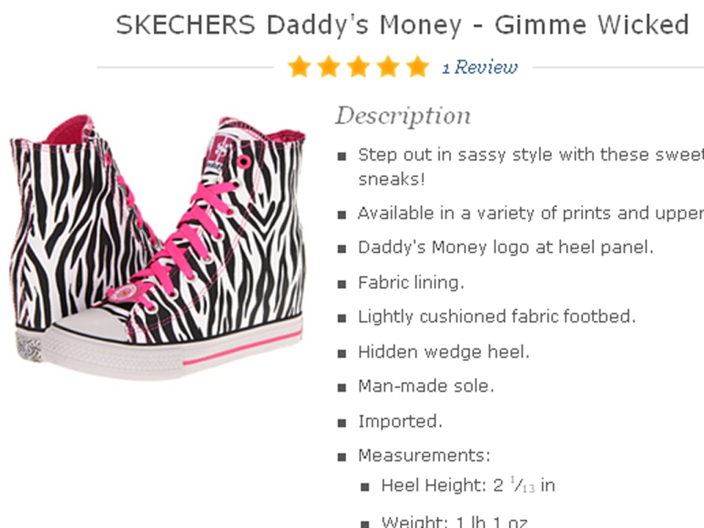 daddy's money secret wedge sneakers